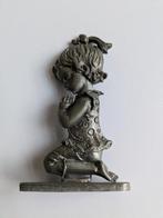 Vintage beeldje tin biddend meisje Artil Utrecht, Verzamelen, Ophalen of Verzenden, Zo goed als nieuw, Mens