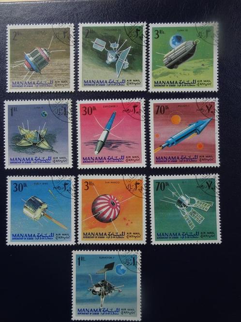 Series ruimtevaart, Postzegels en Munten, Postzegels | Volle albums en Verzamelingen, Buitenland, Ophalen of Verzenden