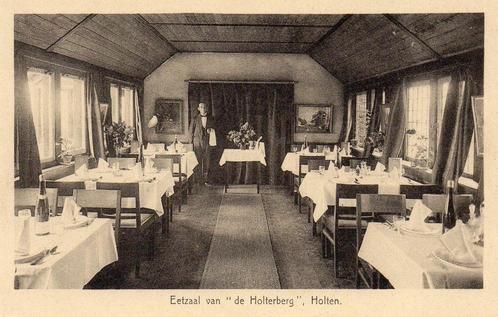 Holten - Interieur personeel eetzaal Hotel De Holterberg, Verzamelen, Ansichtkaarten | Nederland, Ongelopen, Overijssel, 1920 tot 1940
