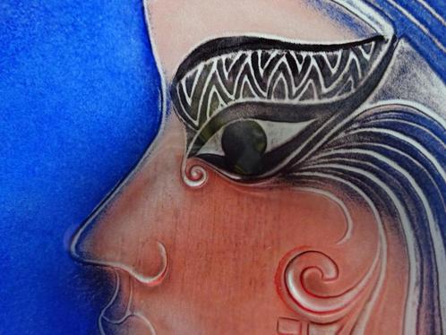 Mats Jonasson: Schaal naar de Griekse God Athene, Antiek en Kunst, Antiek | Glas en Kristal, Ophalen of Verzenden