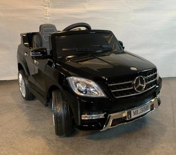 Kinderauto MERCEDES-BENZ ML350 zwart, RC, BlueTooth, leder beschikbaar voor biedingen