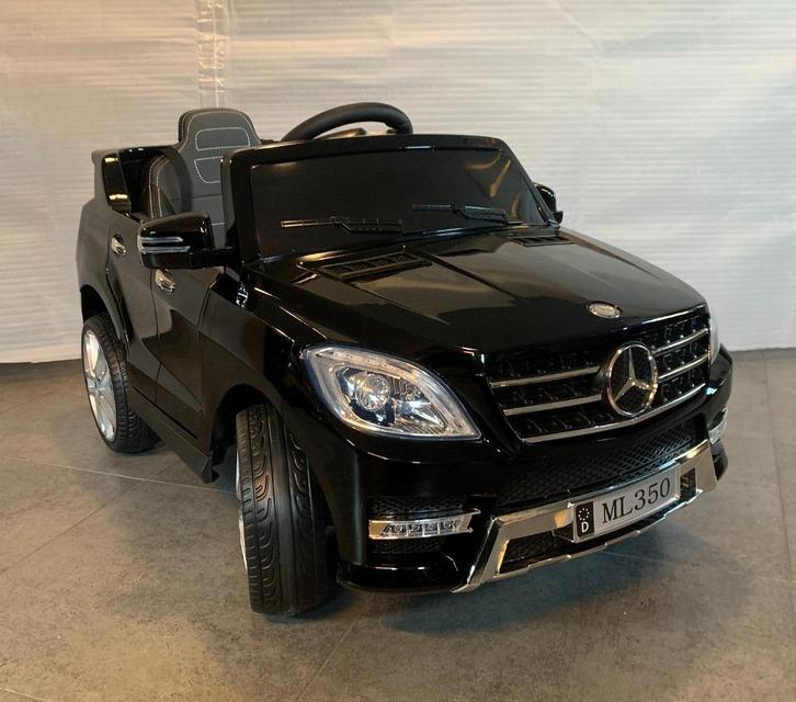 Kinderauto MERCEDES-BENZ ML350 zwart, RC, BlueTooth, leder, Kinderen en Baby's, Speelgoed | Buiten | Accuvoertuigen, Nieuw, Ophalen of Verzenden