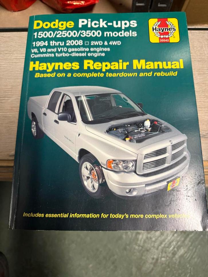 Haynes Reparatieboek Dodge Ram 1994-2008, Boeken, Auto's | Boeken, Gelezen, Overige merken, Ophalen of Verzenden