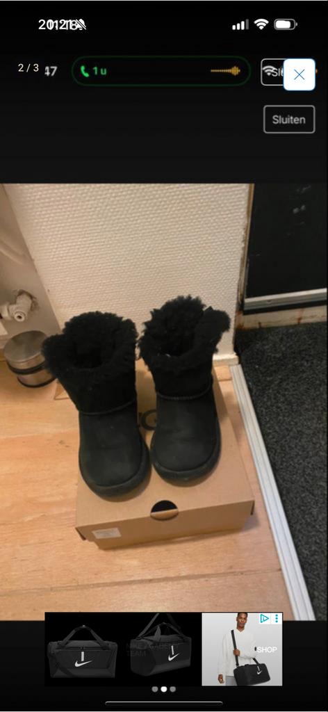 Kinder Uggs Maat 25, Ophalen of Verzenden, Zo goed als nieuw, Schoenen