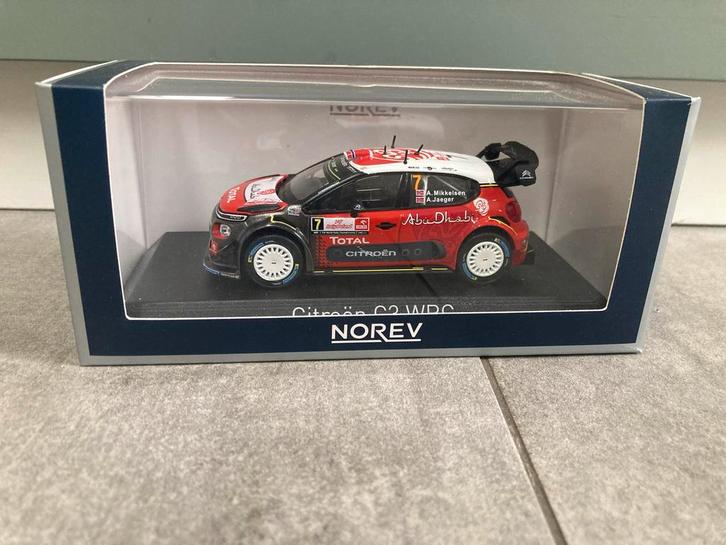 Norev Citroen C3 WRC 1:43, Hobby en Vrije tijd, Modelauto's | 1:43, Zo goed als nieuw, Auto, Norev, Ophalen of Verzenden
