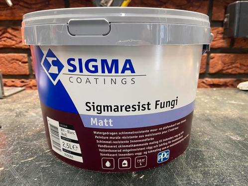 Sigma Sigmaresist Fungi wit, Doe-het-zelf en Verbouw, Verf, Beits en Lak, Nieuw, Verf, Wit, Ophalen of Verzenden