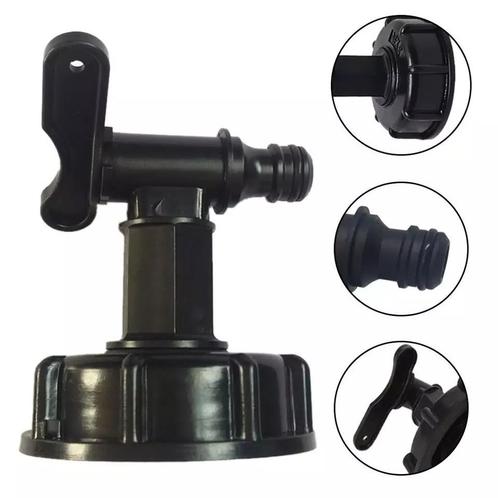IBC Adapter S60x6 met 3/4” HDPEkraan en Gardena aansluiting, Tuin en Terras, Regentonnen, Nieuw, Kunststof, 150 liter of meer