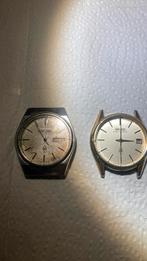 2 seiko king quartz, Sieraden, Tassen en Uiterlijk, Seiko, Staal, Met bandje, Polshorloge