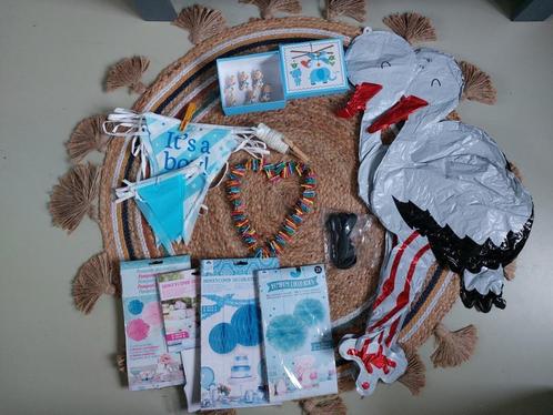 Leuke geboorte versiering voor een jongen, Kinderen en Baby's, Kraamcadeaus en Geboorteborden, Gebruikt, Geboortebord, Ophalen of Verzenden