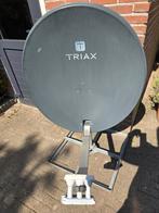 Triple lnb met Triax 80 cm schotel., Audio, Tv en Foto, Schotelantennes, Ophalen, Zo goed als nieuw