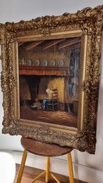 Schilderij van oort, Antiek en Kunst, Ophalen of Verzenden