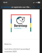 Startbewijs Berenloop Marathon, Eén persoon