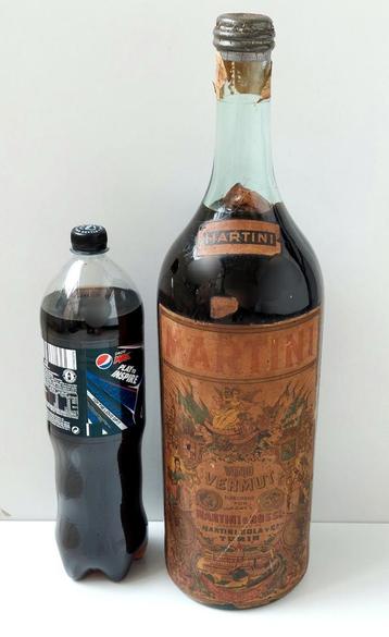 GROTE Vintage Fles Martini Rossi Drank Vermut Reclame  beschikbaar voor biedingen