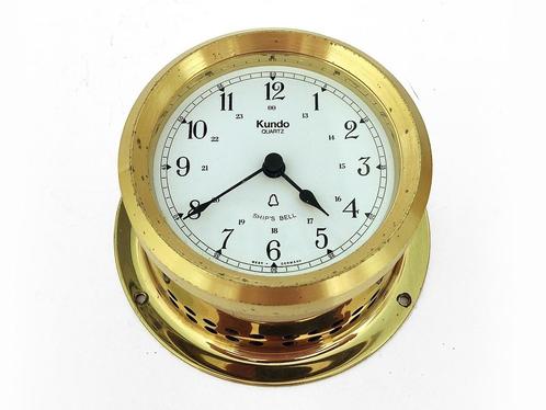 scheepsklok Kundo quartz 1982, Antiek en Kunst, Curiosa en Brocante, Verzenden