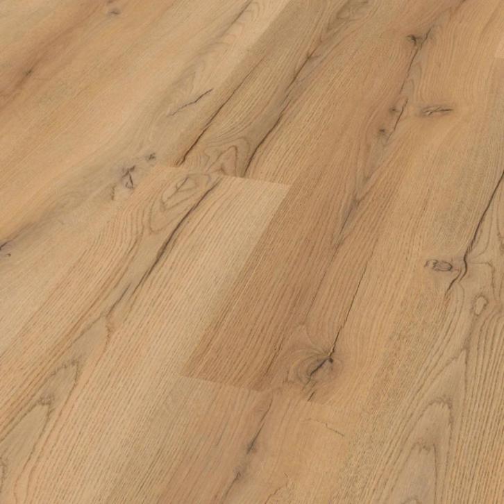 Vloerverwarming Laminaat eiken look 45 m2, Huis en Inrichting, Stoffering | Vloerbedekking, Nieuw, Laminaat, Beige, Bruin, 75 m² of meer