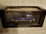 1:43 Minichamps VW Golf 2 THW Hamburg Mitte blue 1985, Ophalen of Verzenden, Nieuw, Auto, MiniChamps