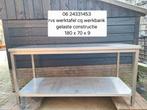 In topstaat verkerende rvs werkbank werktafel, Ophalen, Zo goed als nieuw, 50 tot 100 cm, Minder dan 100 cm