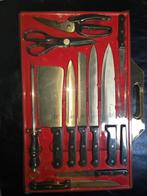 Te koop! Nieuw Complete messenset - RVS/Stainless steel, Ophalen, Nieuw, Rvs of Chroom