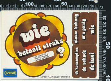 Sticker: Iveko - Kreet naar keuze sticker 8 beschikbaar voor biedingen