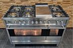Luxe Fornuis Boretti 120cm rvs 7 pits Frytop 2 ovens, Niet ingevuld, 60 cm of meer, Niet ingevuld, Ophalen of Verzenden