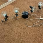 Plafondlamp / wandlamp halogeen, Ophalen, Metaal of Aluminium, Halogeen