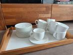 Puur! Douwe Egberts servies wit koffiekopjes, Huis en Inrichting, Keuken | Servies, Ophalen of Verzenden, Zo goed als nieuw, Overige stijlen