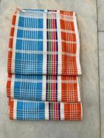 3 Theedoeken in de kleur Blauw – Oranje - Paars, Huis en Inrichting, Keuken | Textiel, Ophalen of Verzenden, Gebruikt, Overige kleuren