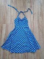 Polka dot jurk (Fancycube - S), Blauw, Ophalen of Verzenden, Zo goed als nieuw, Knielengte