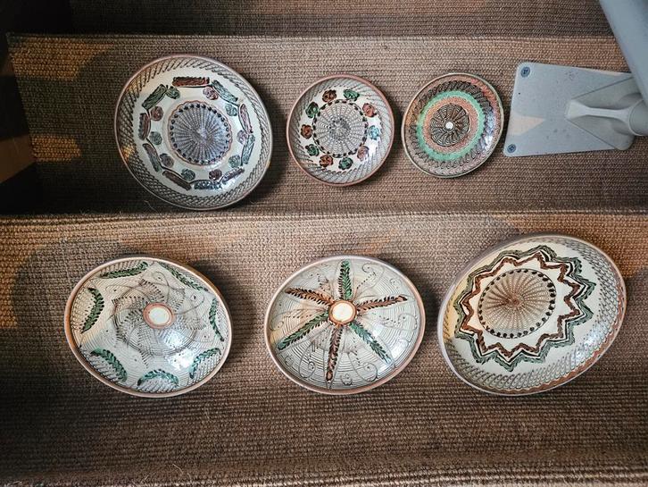 handgemaakte, traditionele Roemeense aardewerken borden, Huis en Inrichting, Keuken | Servies, Ophalen of Verzenden