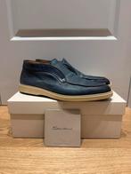 Santoni Loafer | UK 9 | 44, Kleding | Heren, Schoenen, Loafers, Blauw, Ophalen of Verzenden, Zo goed als nieuw