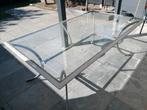 Tuintafel voor €7,50, Tuin en Terras, Tuintafels, Ophalen, Gebruikt, Rechthoekig, Aluminium