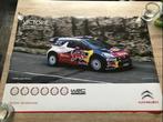 Poster Citroën DS3 WRC Rally en DS4, Auto's, Ophalen of Verzenden, Zo goed als nieuw