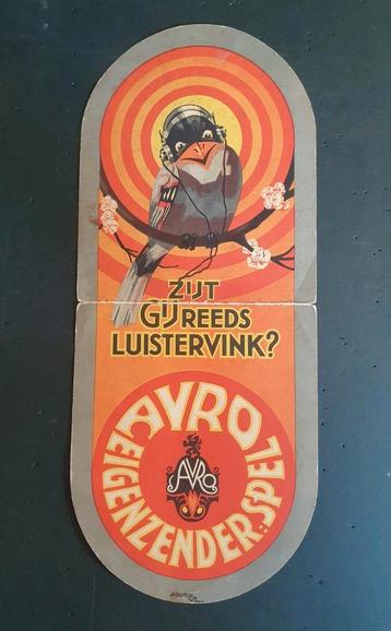 Avro "Zijt gij reeds luistervink?" spel Andre Vlaanderen beschikbaar voor biedingen
