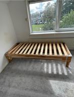 Bed 200x90, Ophalen, 90 cm, Eenpersoons, Wit