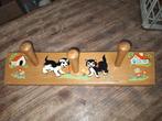 Vintage houten kapstokje dieren, Gebruikt, Minder dan 100 cm, Hout, Ophalen
