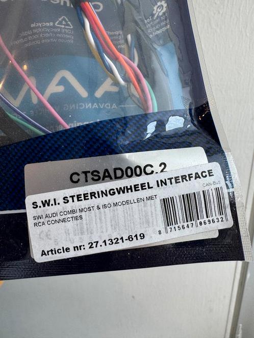 Audi A3 8p radio kabel met stuurwiel interface, Auto diversen, Carkits, Zo goed als nieuw, Ophalen of Verzenden