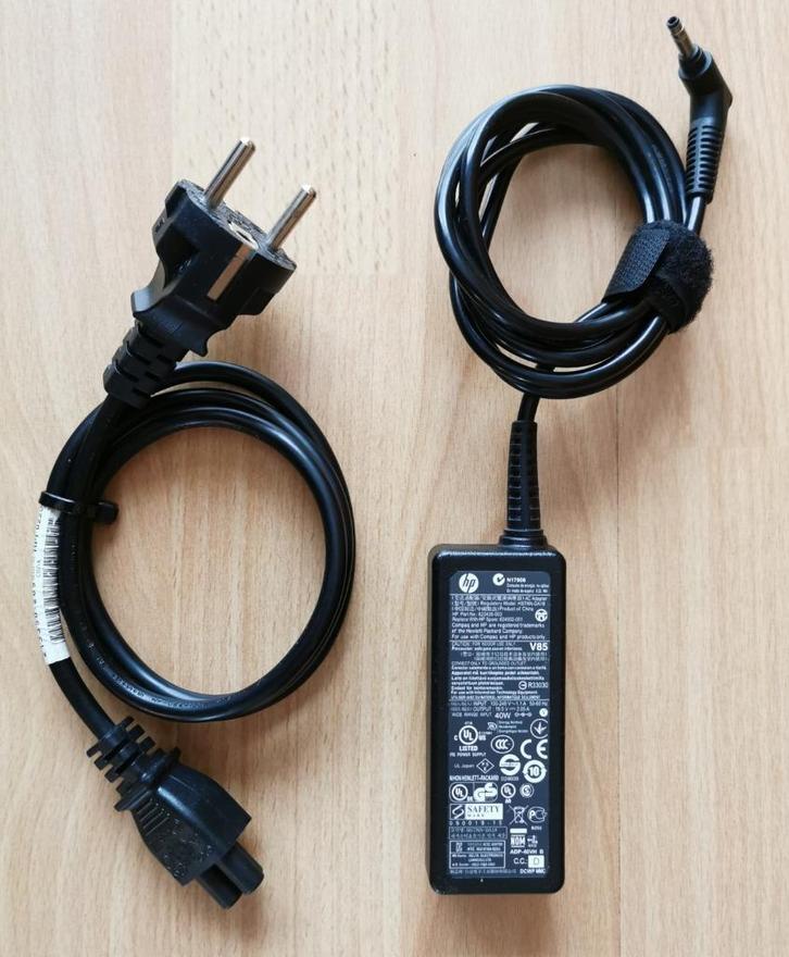 HP adapter 19.5 V 2.05 A 40 Watt - HSTNN-DA18 met netsnoer, Computers en Software, Laptop-opladers, Zo goed als nieuw, Ophalen of Verzenden