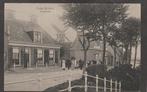 oude biltzijl  noordeinde met molen en volk, Verzenden, Voor 1920, Gelopen, Friesland