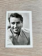 oud klein mini kaartje filmsterren, Peter Lawford, MGM jr50?, Ophalen of Verzenden, Zo goed als nieuw, Film, Foto of Kaart