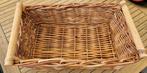 Te koop mooie rieten mand. 55 L * 32 B * 20 H., Ophalen of Verzenden, Zo goed als nieuw, Rechthoekig, Riet