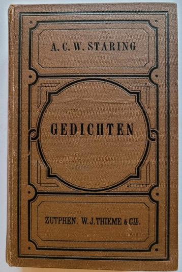 GEDICHTEN door ACW Staring 13e druk beschikbaar voor biedingen