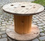 Houten kabelhaspel, 80cm doorsnee, 56cm hoog, Ophalen, Gebruikt, Rond, Hout