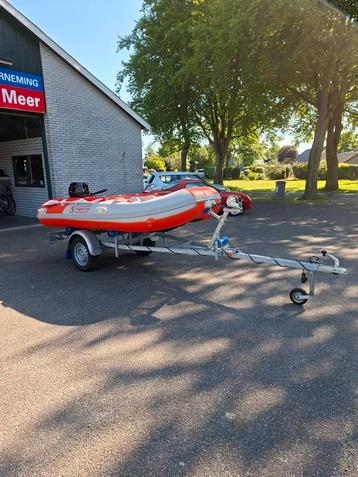 Rib 4 Fun rubberboot Tohatsu 6 pk met trailer  beschikbaar voor biedingen