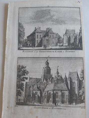 A45-46/ Raadhuis Gedeputeerde kamer en Groote Kerk Zutphen beschikbaar voor biedingen