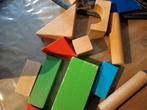 Houten blokken, Kinderen en Baby's, Speelgoed | Houten speelgoed, Ophalen, Gebruikt