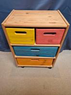 Grenen houten kast nachtkast kinderkamer, Huis en Inrichting, Ophalen, 1 of 2 laden, 50 tot 100 cm, Minder dan 100 cm