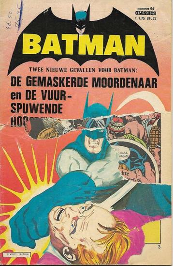 Batman - Classics nummer 94: De gemaskerde moordenaar beschikbaar voor biedingen