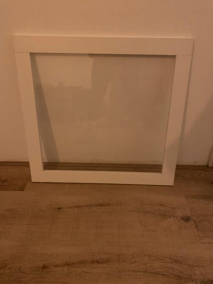 Ikea Besta vitrinedeur (2x), Huis en Inrichting, Kasten | Dressoirs, 50 tot 100 cm, 25 tot 50 cm, Glas, Ophalen