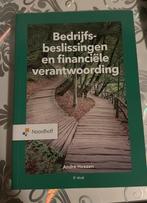 A.Heezen - Bedrijfsbeslissingen en financiële verantwoording, Boeken, Ophalen, Zo goed als nieuw