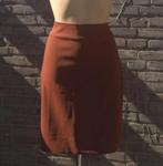 Roestkleurige Kokerrok Maat M, Kleding | Dames, Maat 38/40 (M), Verzenden, Second Glow, Zo goed als nieuw